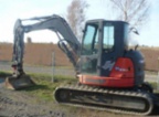 9t bagr guma mimoosé kopání, 46, r.v. 2011, barva