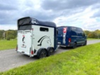 Pro přepravu koní GOLD 3 ALU, MODRÝ, Aerodynamický
