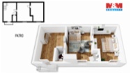 Pronájem bytu 3+1, 97 m², Hrušov