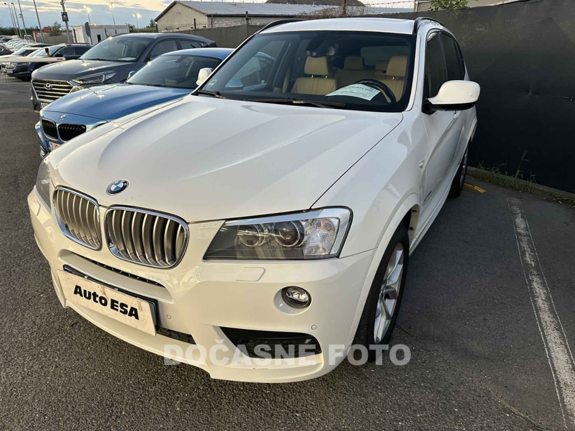 BMW X3, xD 3.0 D, ČR, servis.kniha, SUV, nafta