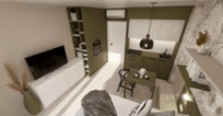 Byty Hodonice - prodej bytu 1+kk o výměře 32 m2 vč. terasy