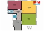 Prodej bytu 2+1, 64 m², Polička, ul. E. Beneše