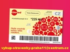 Proplatím kredit z karet, i e-stravenek.