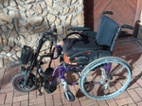 Přídavný elektrický pohon k invalidnímu