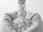 Polystyrene granulate for bean bags