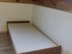Postel s roštem a matrací 90x200 cm
