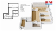 Prodej bytu 3+kk, 63 m², pozemek 327 m², Včelná, ul. Dolní