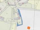 Prodej 1/4 pozemku 157 m2.