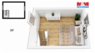 Pronájem bytu 2+kk, 48 m², Mladé Buky