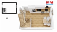 Pronájem bytu 2+kk, 48 m², Mladé Buky