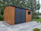 Plechový zahradní domek 4,5 x 3,5 m