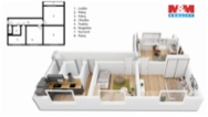 Prodej bytu 3+1, 69 m², Poděbrady, ul. Alešova